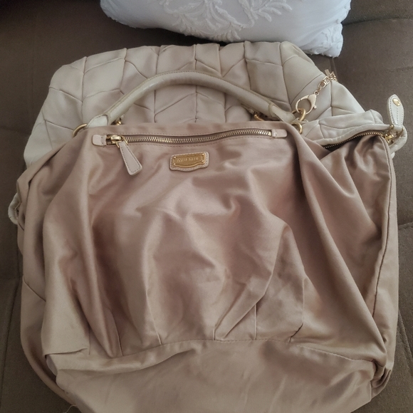 💯 Miu Miu Large Chevron Leather Bag - Picture 8 of 16